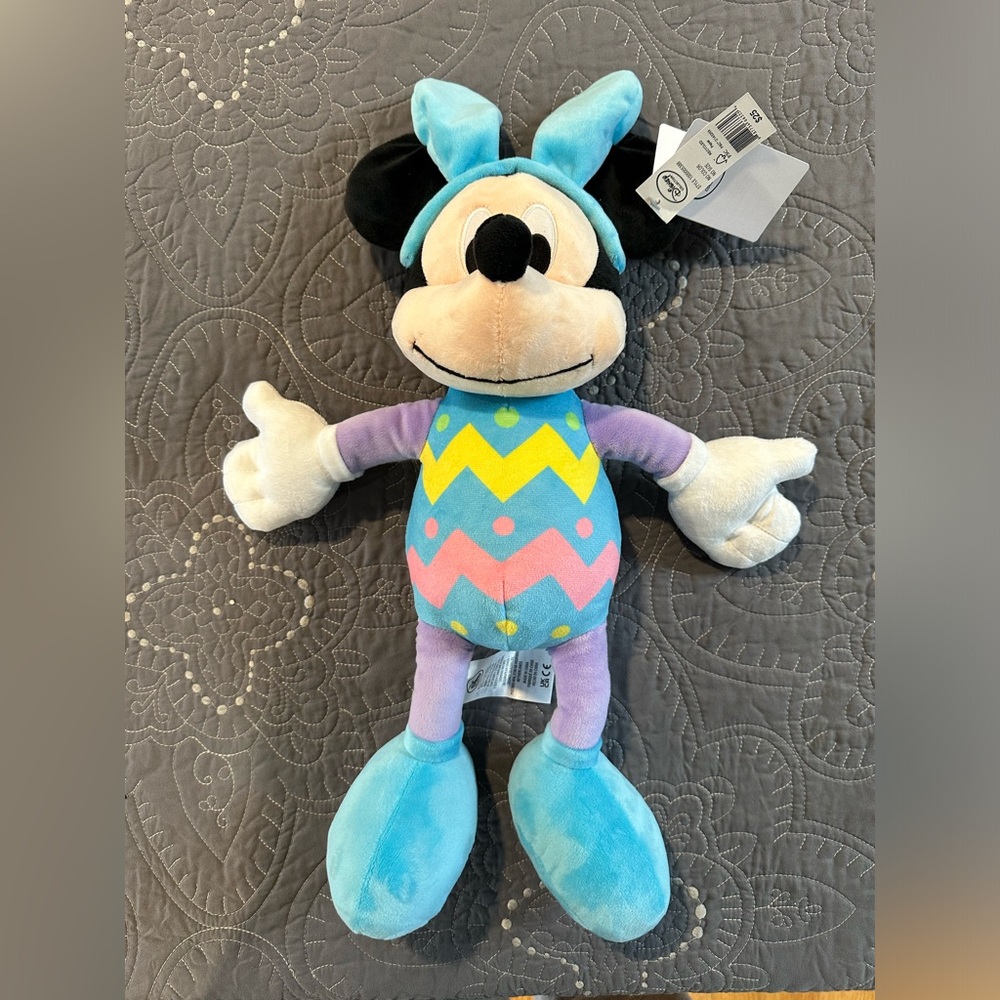 Disney Mickey Mouse 19” Easter Plush NWT